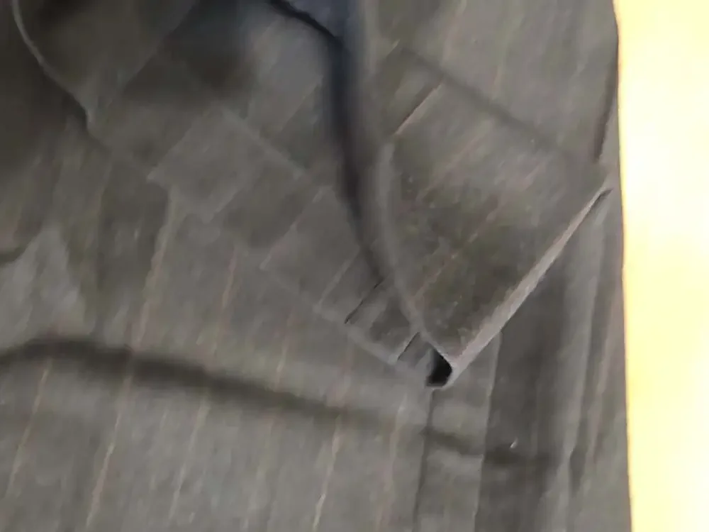 Chanel Pinstripe Wool Cashmere Dress Pants Trousers